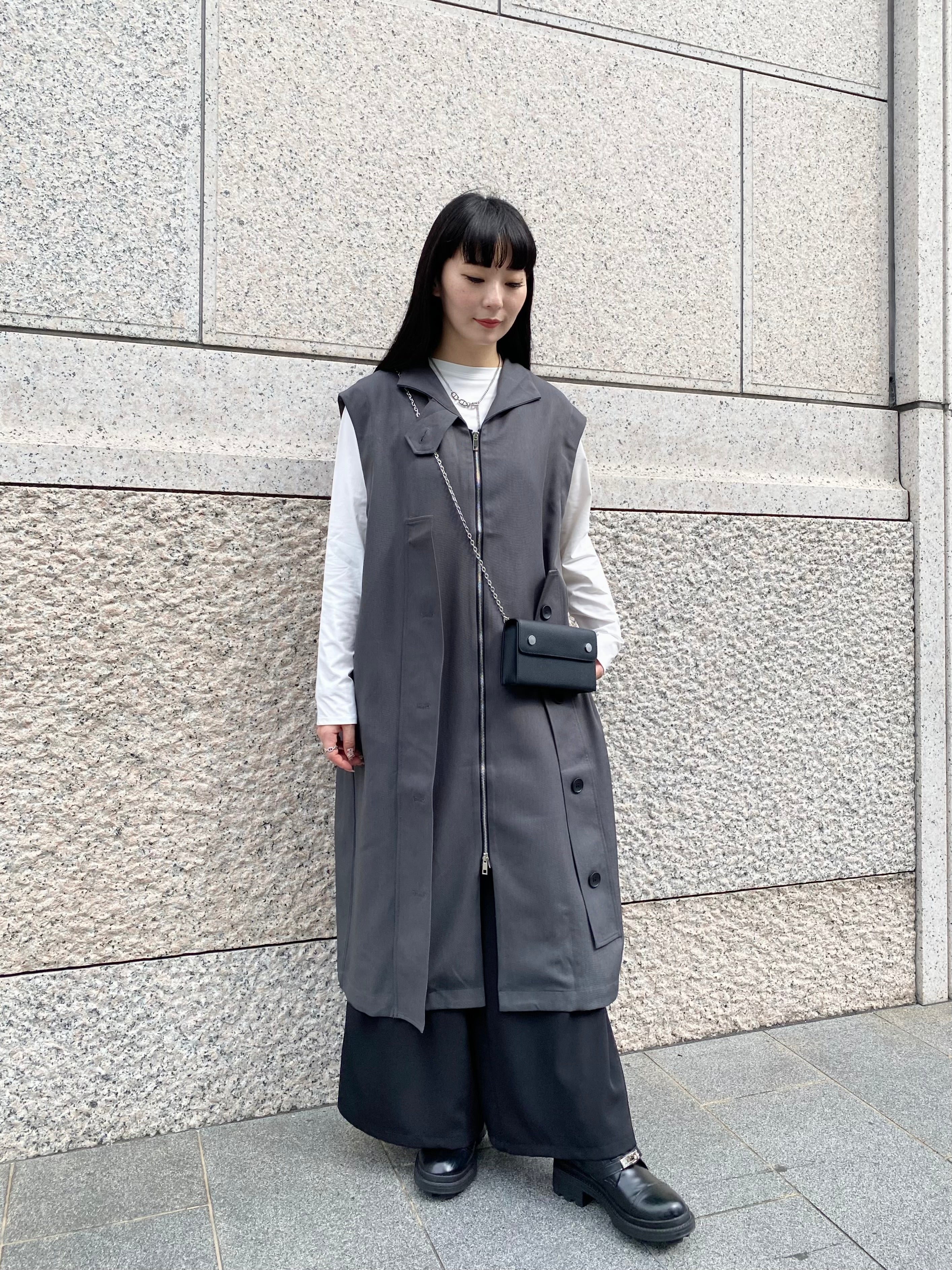 【ASYMM】GRAVITY VEST -gray-