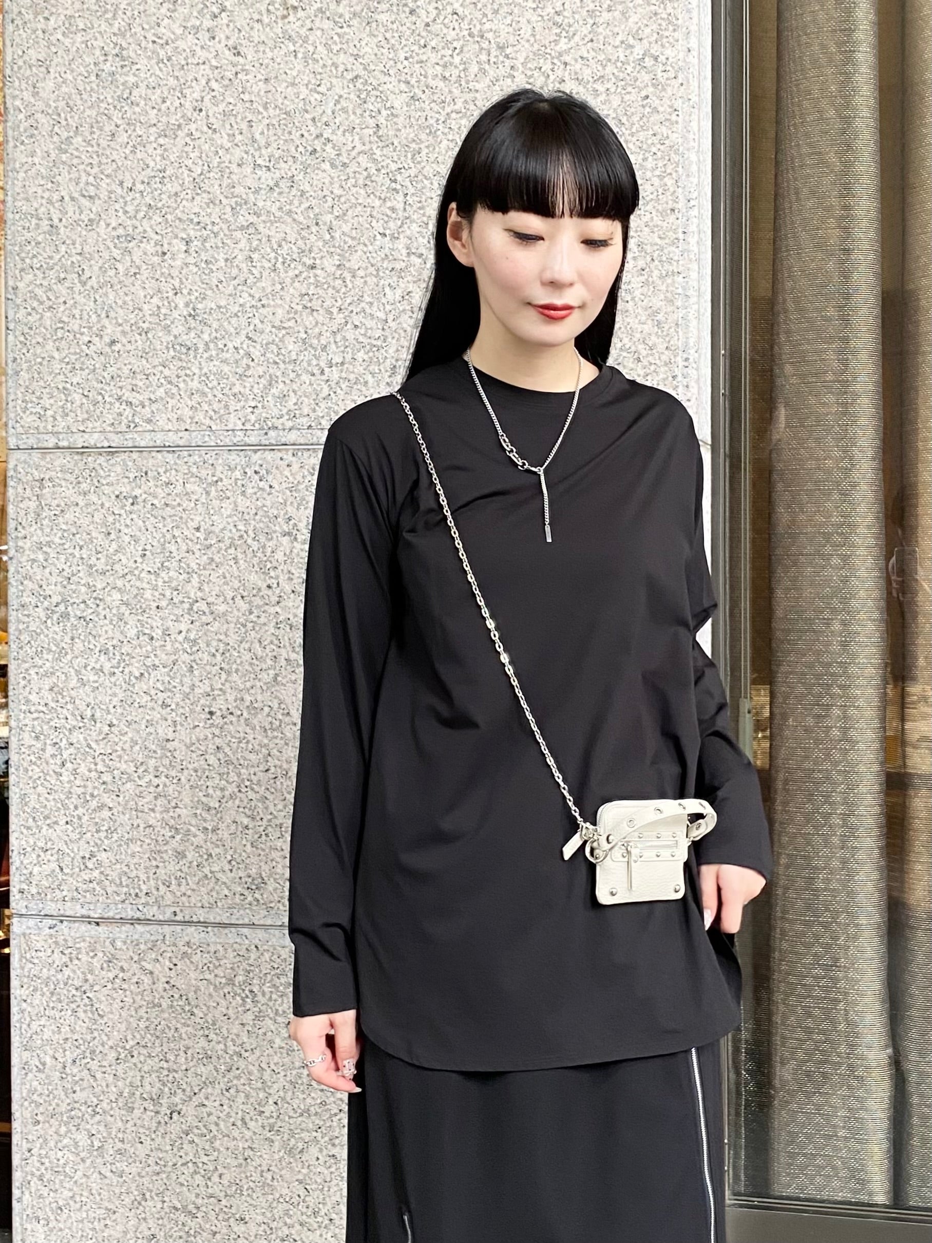 【ASYMM】LAYER MATE LONG SLEEVE -black-