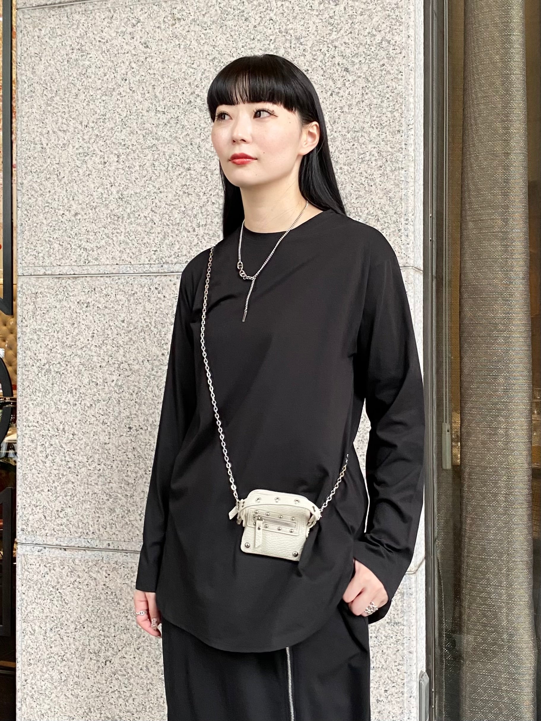 【ASYMM】LAYER MATE LONG SLEEVE -black-