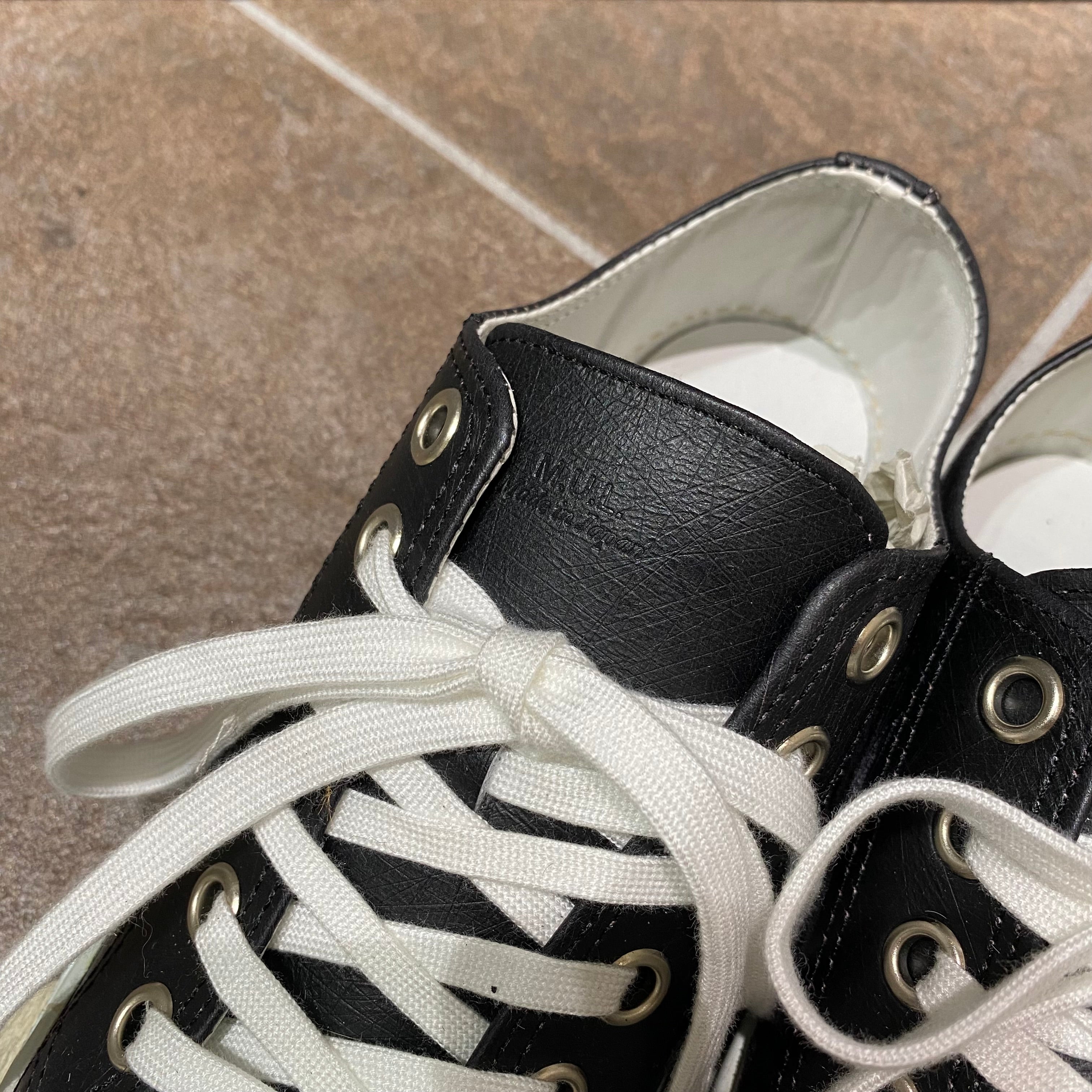 ⚠️予約【M.U.L.】ローカットスニーカー -vintage ブラック-　※R7. 6月末納品予定