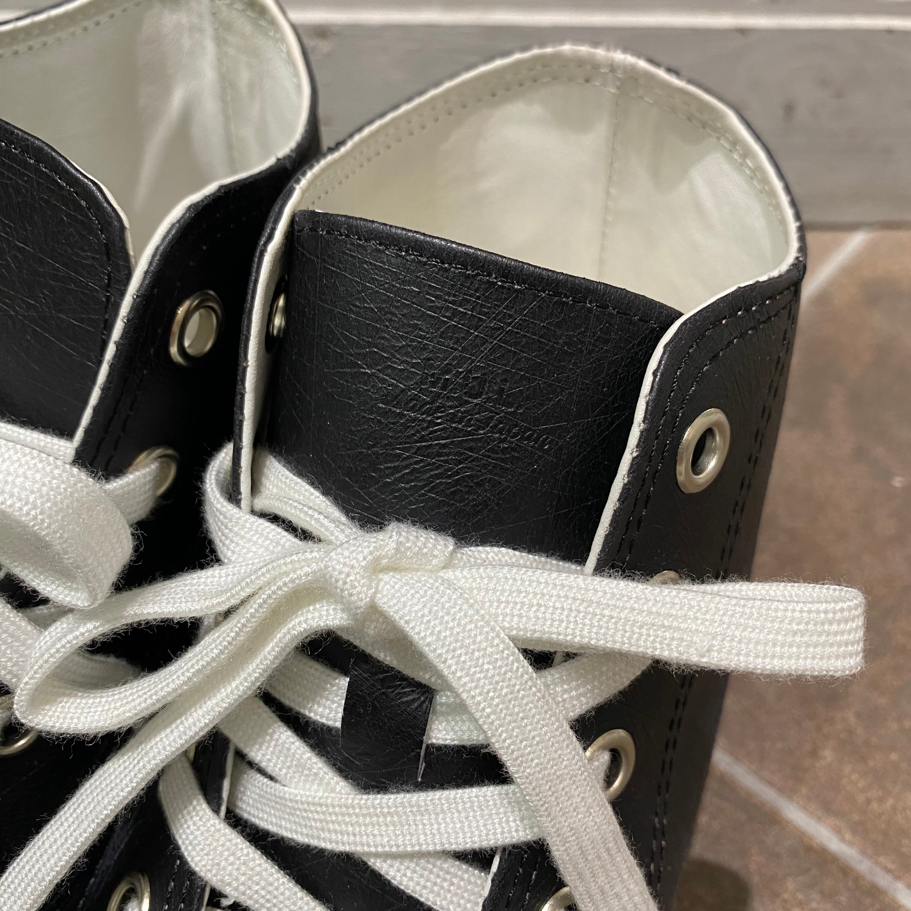 ⚠️予約【M.U.L.】ハイカットスニーカー -vintage ブラック-　※R7. 6月末納品予定