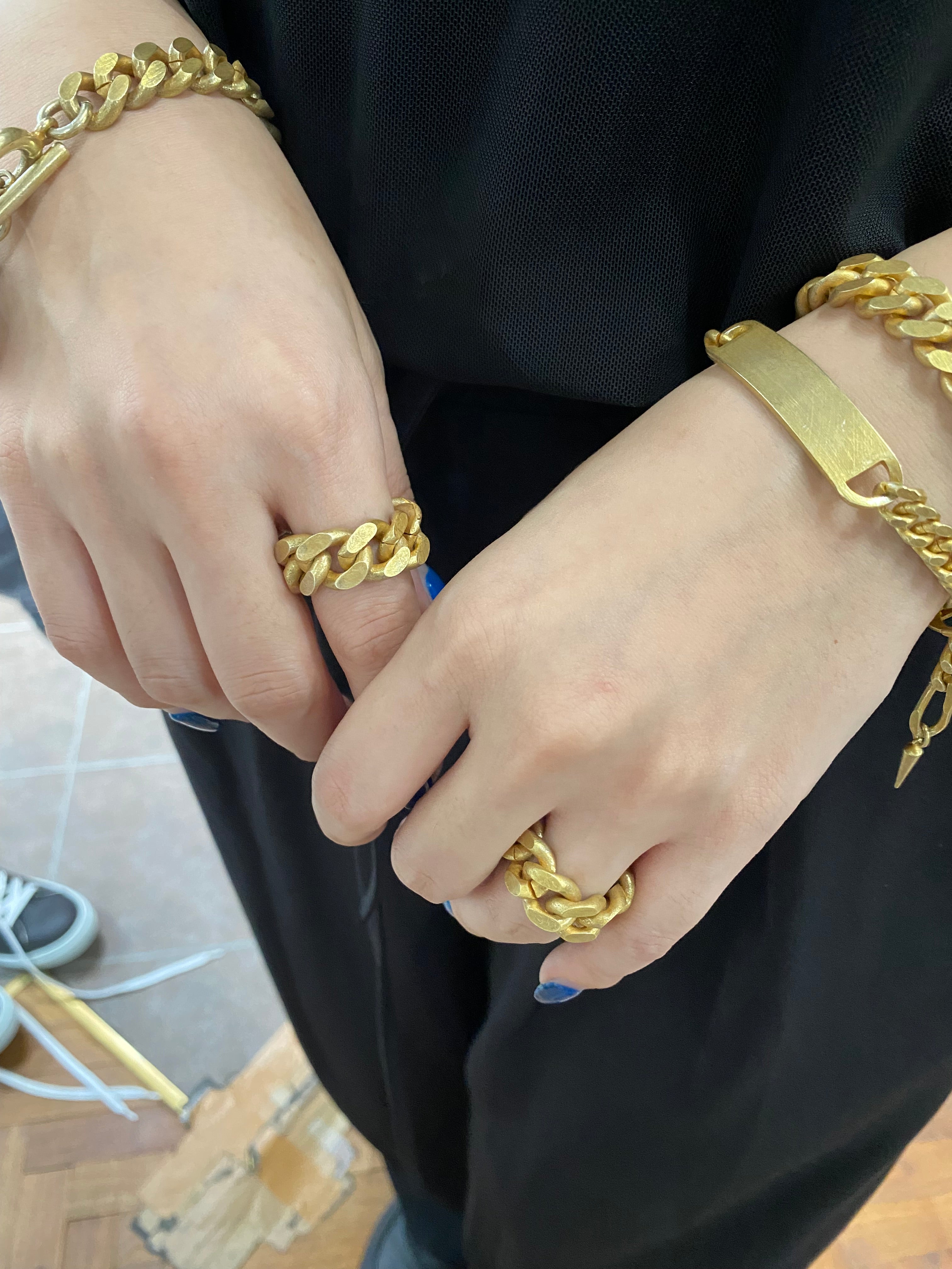 ⚠️予約【MULA004-101012】チェーンリング -マットゴールド-　※R7. 6月末納品予定