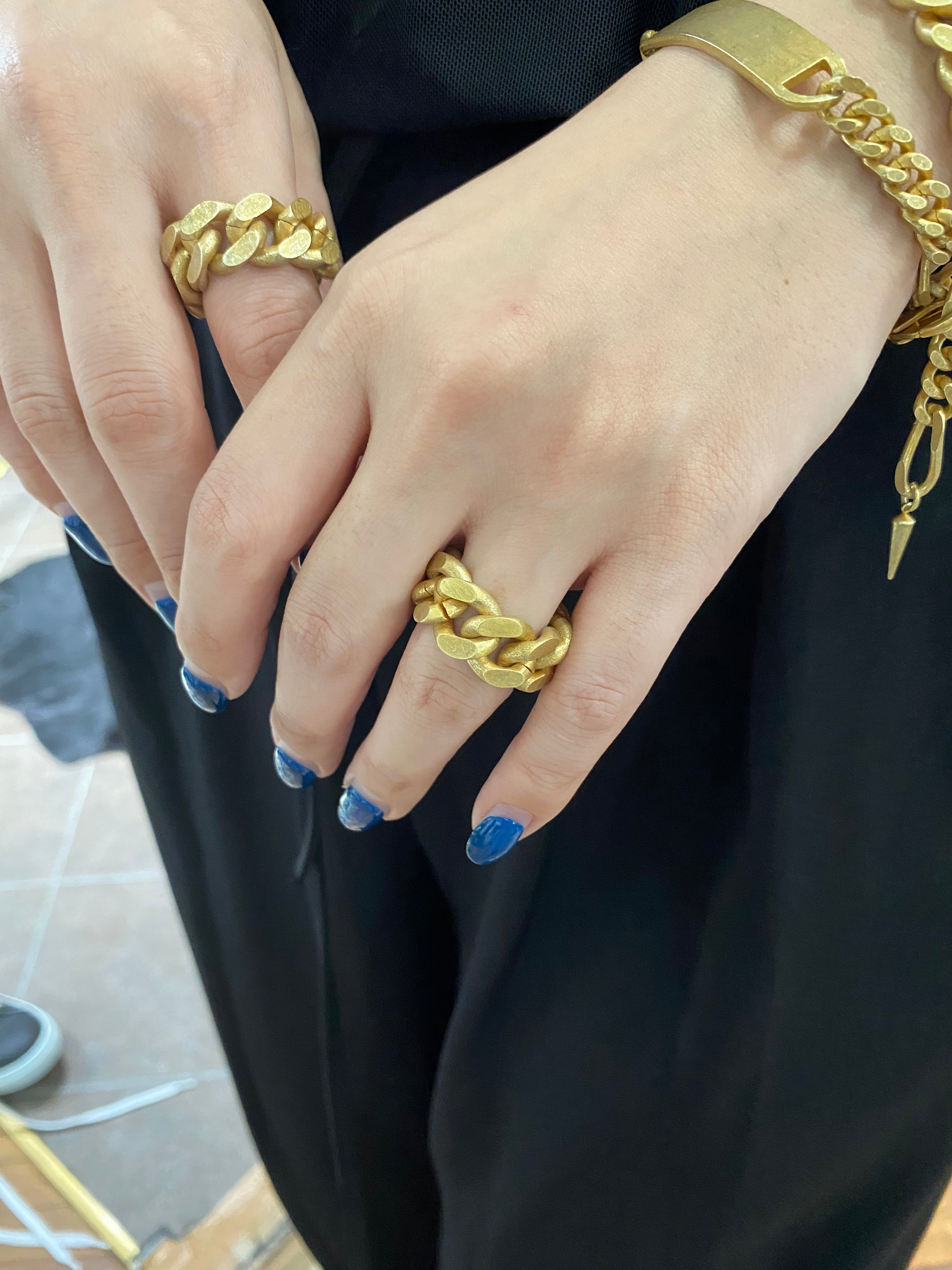 ⚠️予約【MULA004-101012】チェーンリング -マットゴールド-　※R7. 6月末納品予定