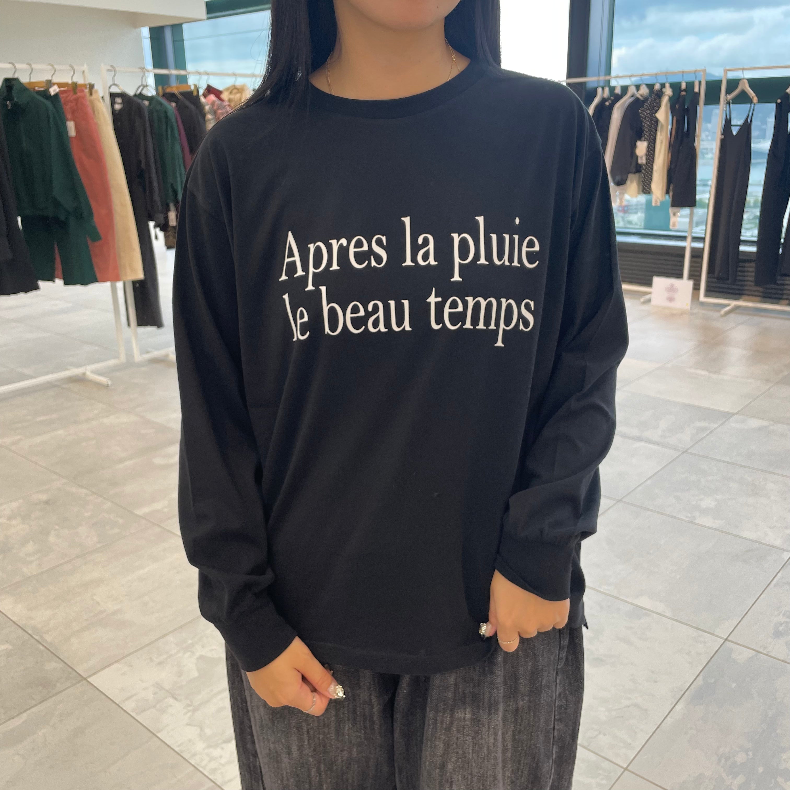 メンテンジクロゴプリントロンＴ　019 ブラック　※11月上旬〜中旬頃より配送予定