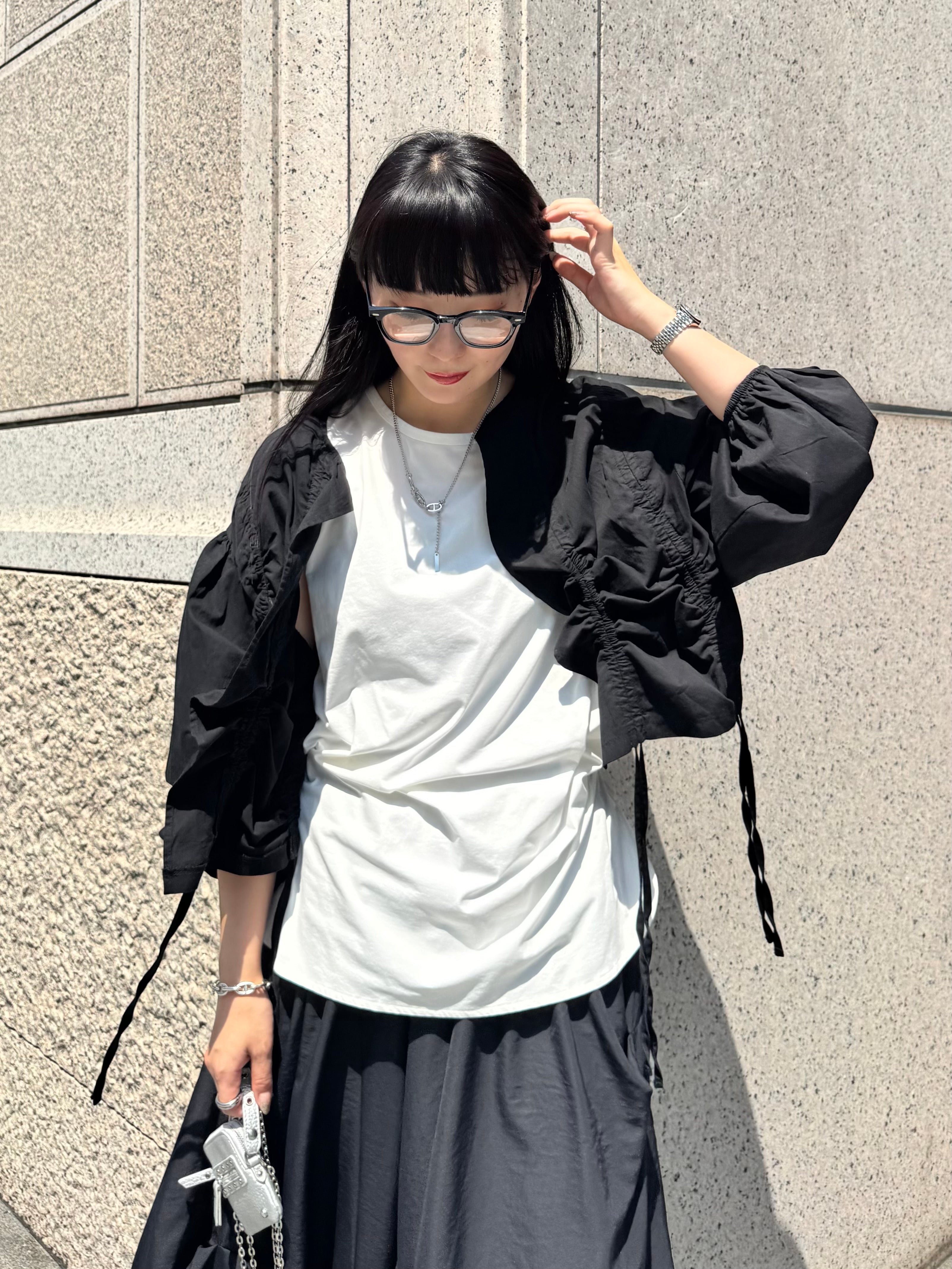 【ASYMM】DROSTIN JACKET -black-