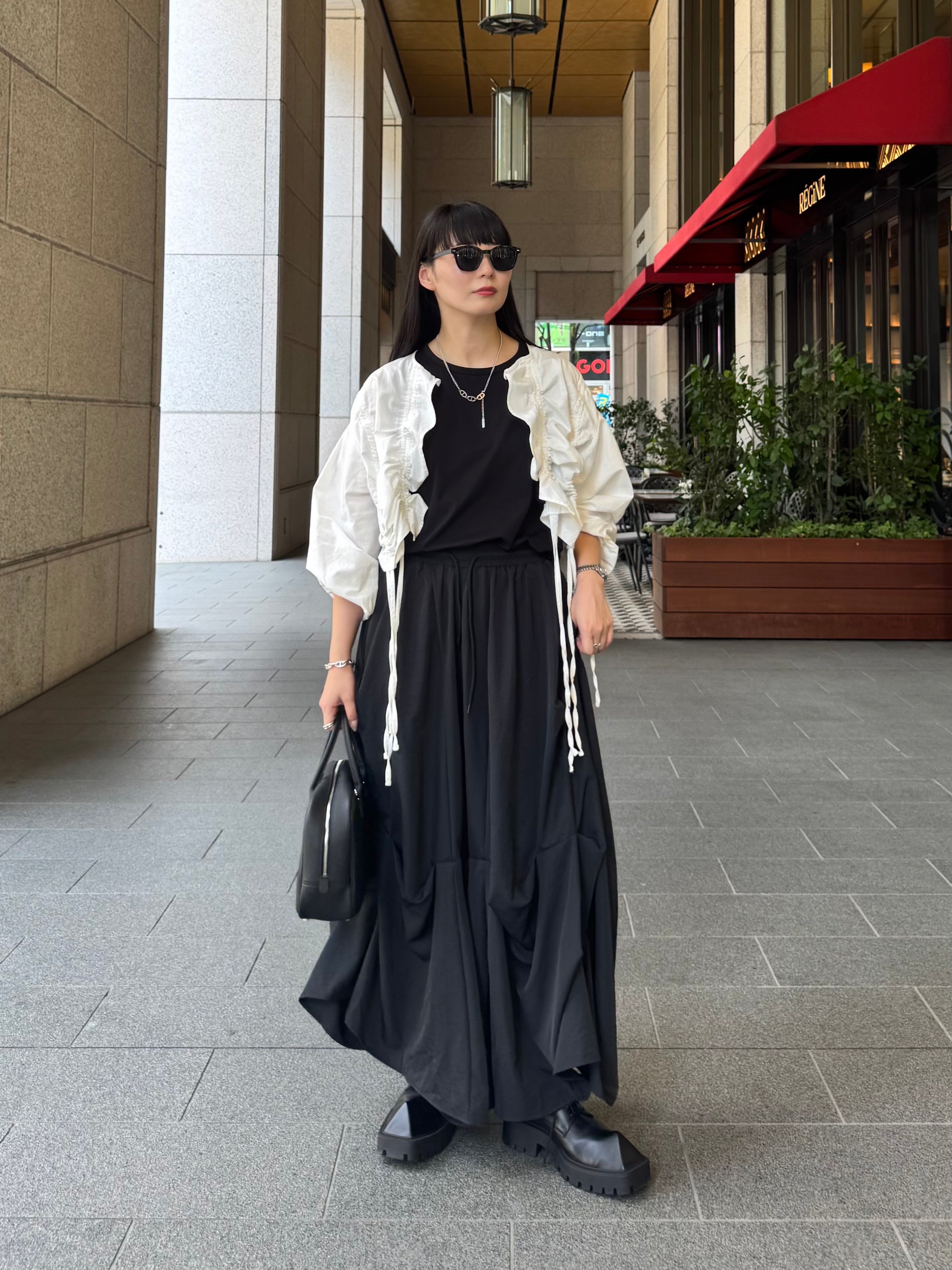 【ASYMM】PINTRIX PANTS -black-