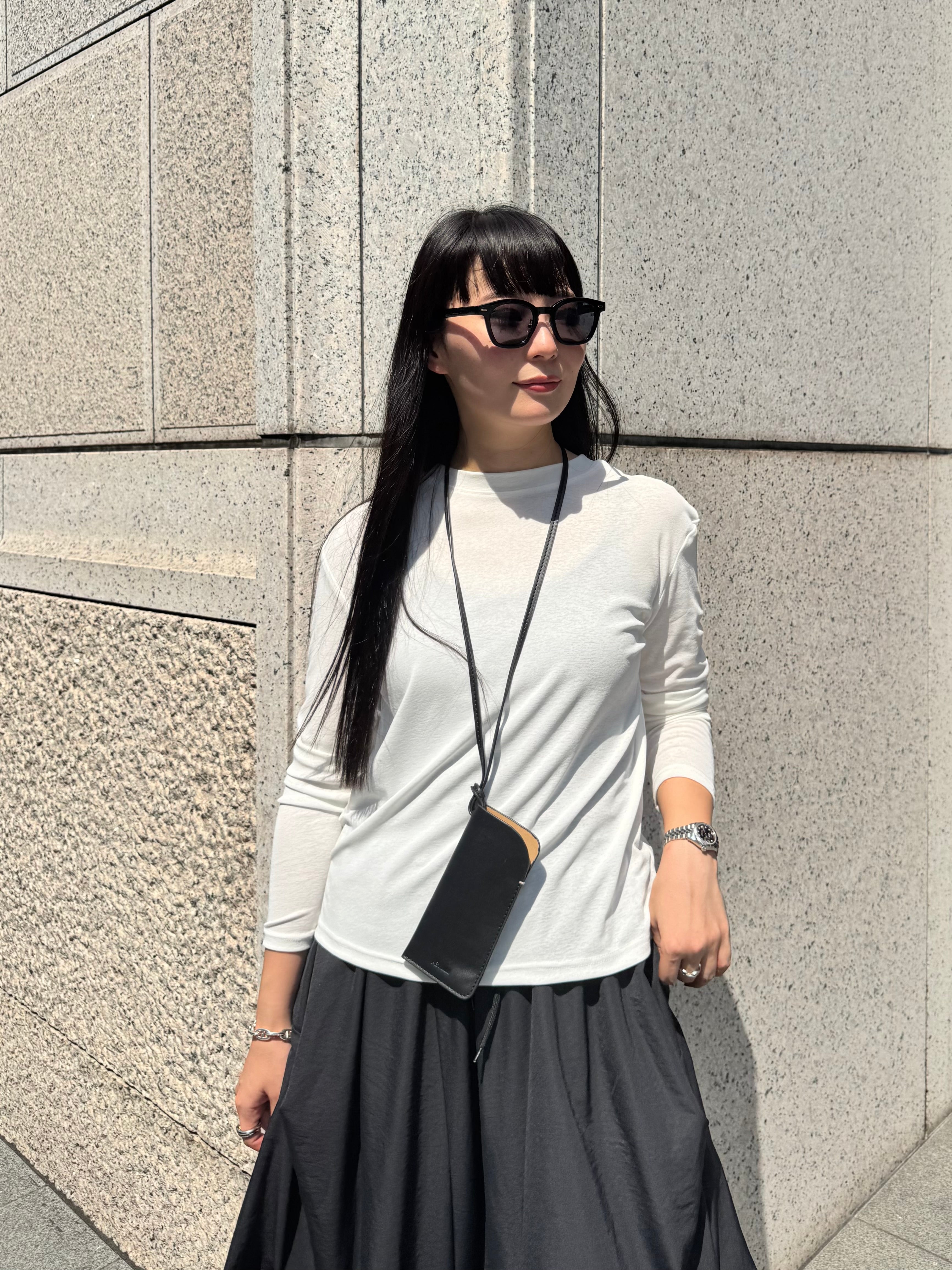 【ASYMM】INFINITE EASE TEE -white-