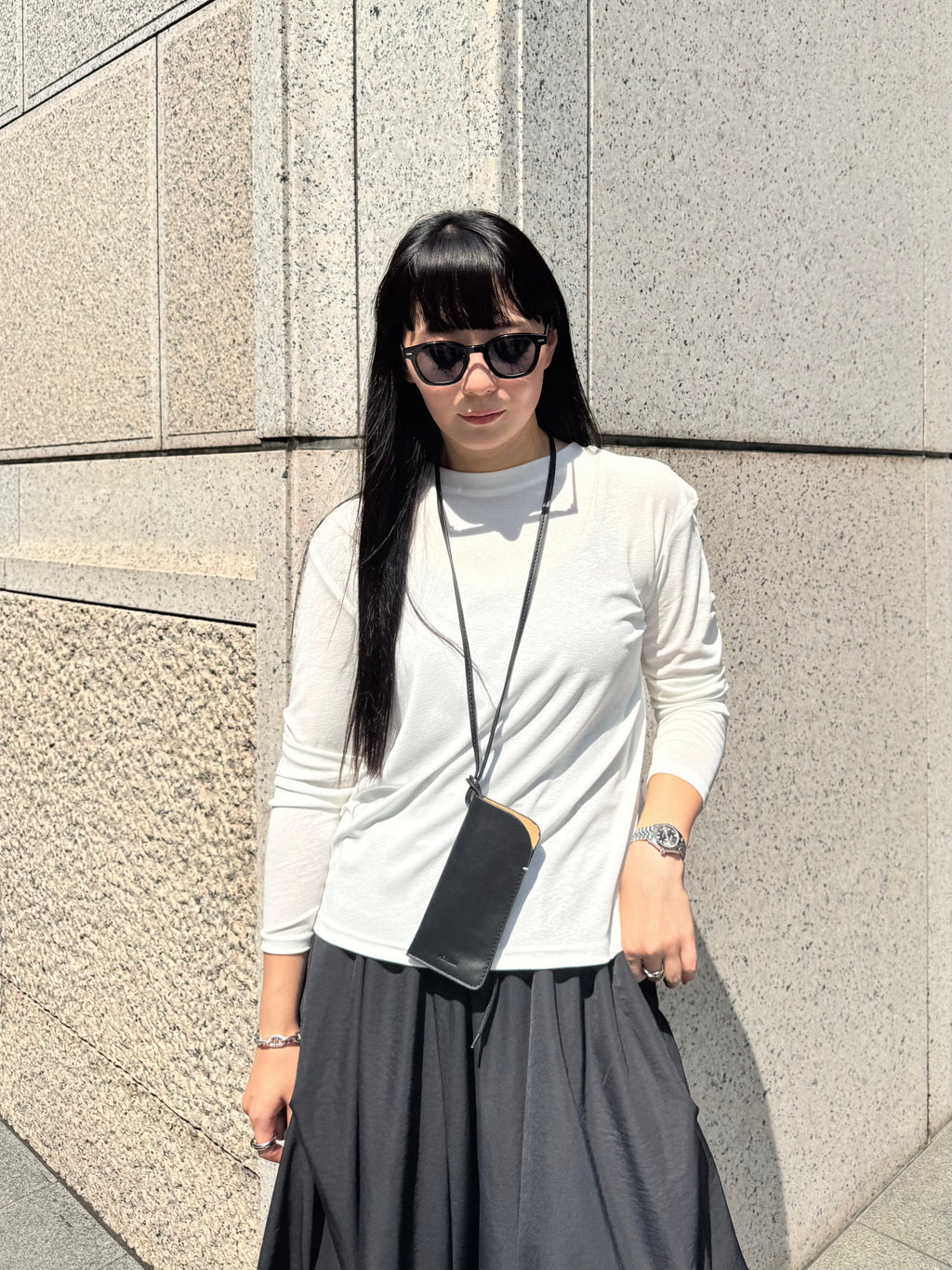 INFINITE EASE TEE -white-