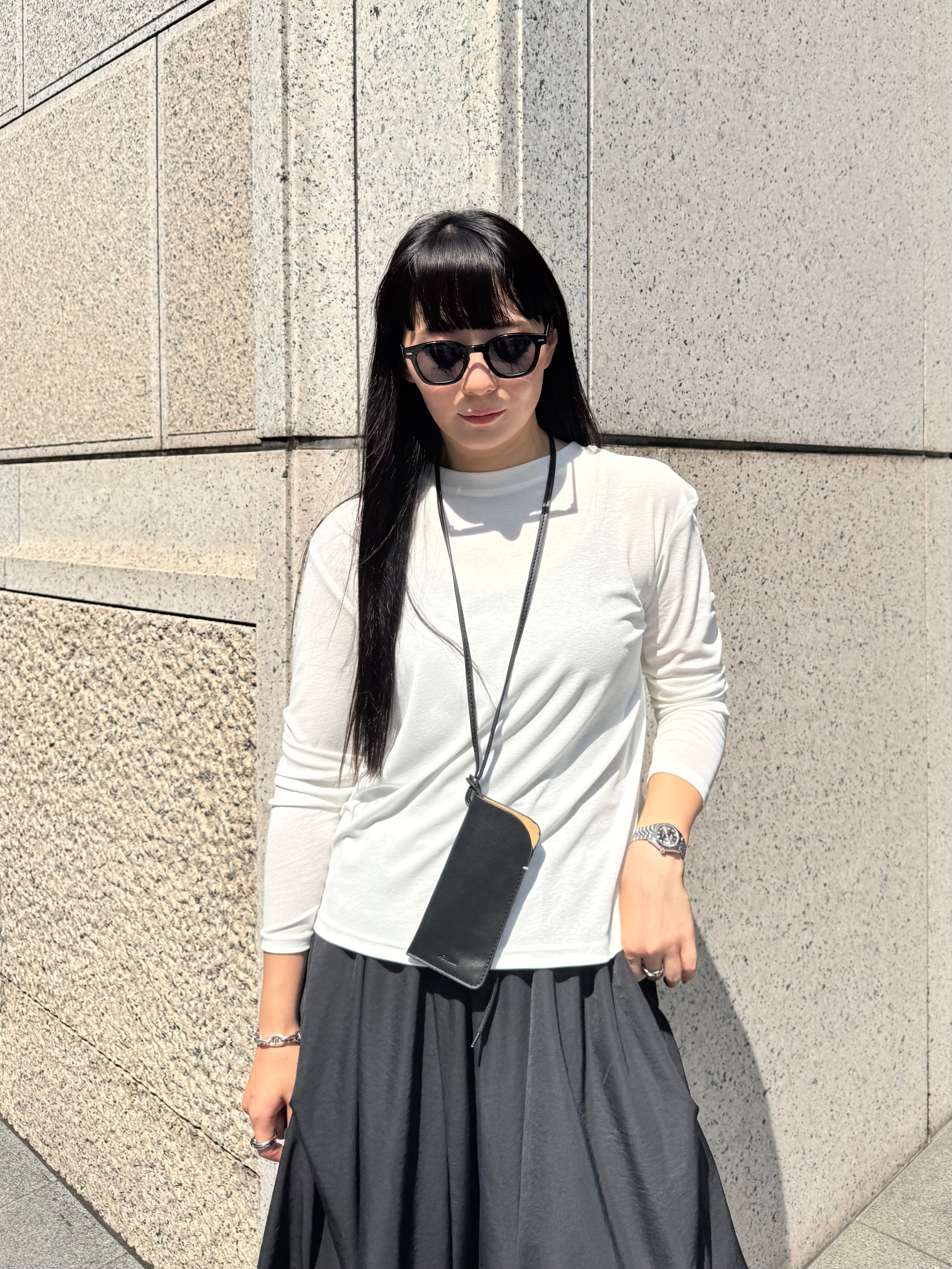 【ASYMM】INFINITE EASE TEE -white-