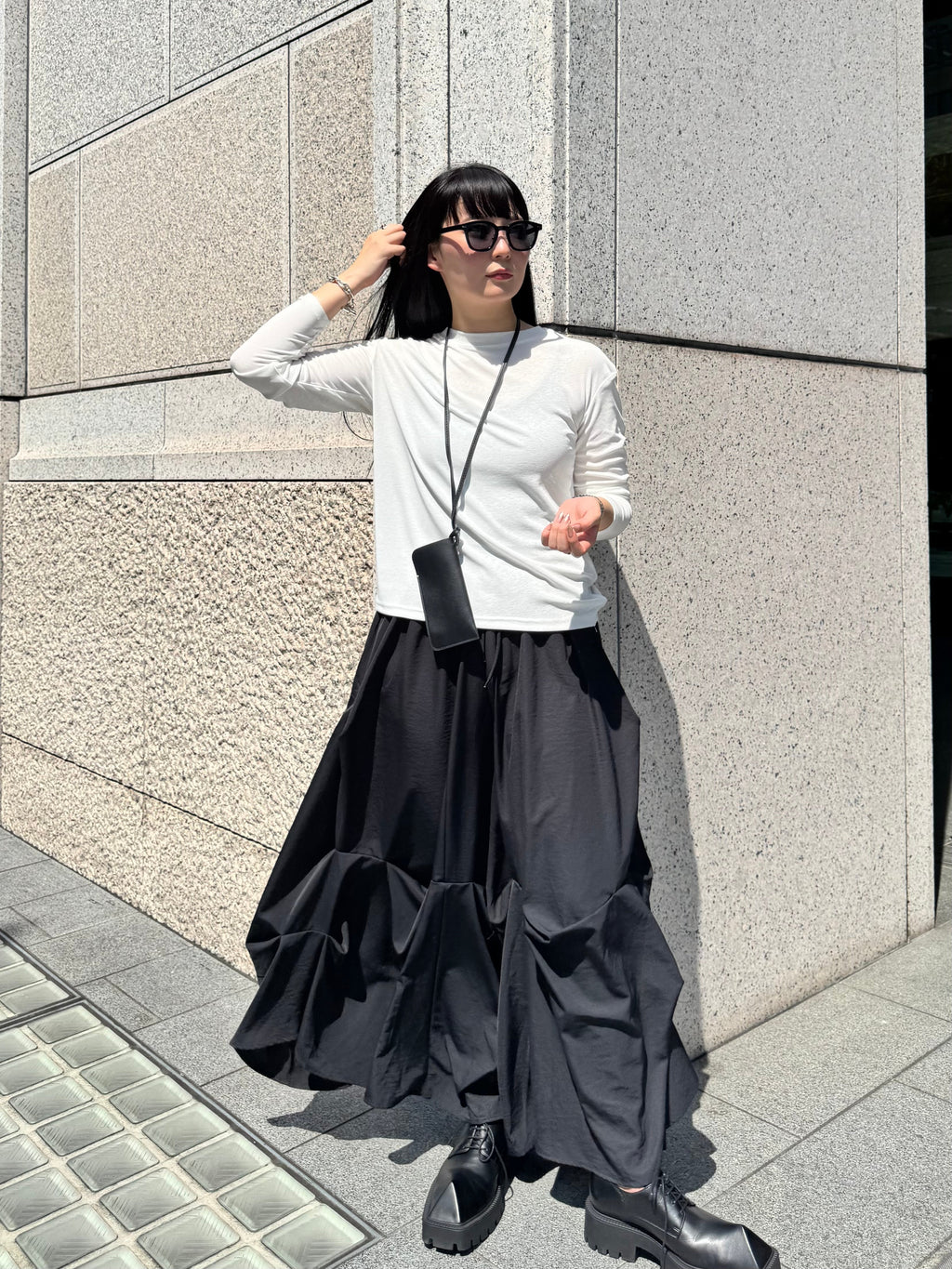 INFINITE EASE TEE -white-