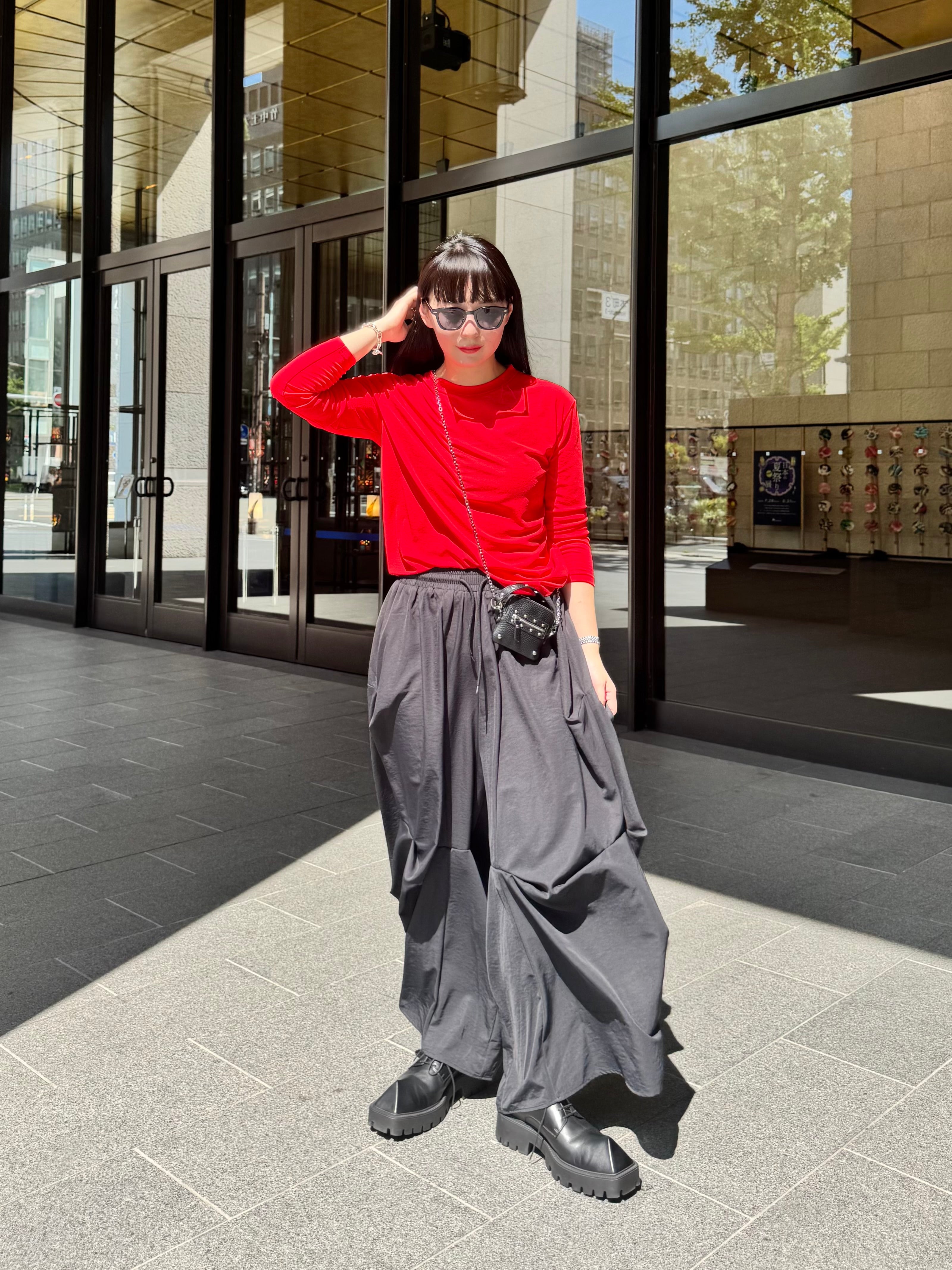 【ASYMM】INFINITE EASE TEE -red-
