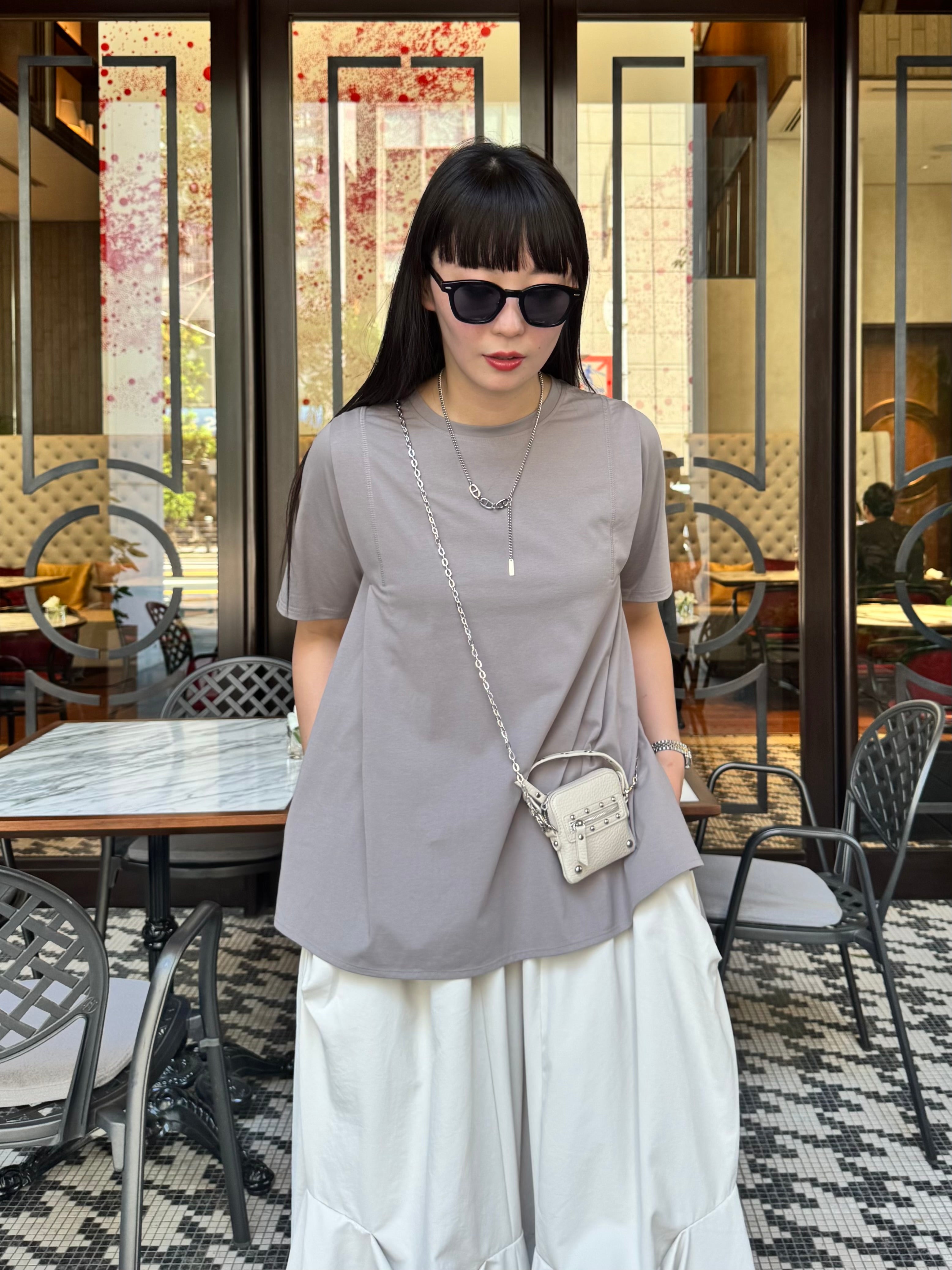 【ASYMM】LINASYM TEE -gray-