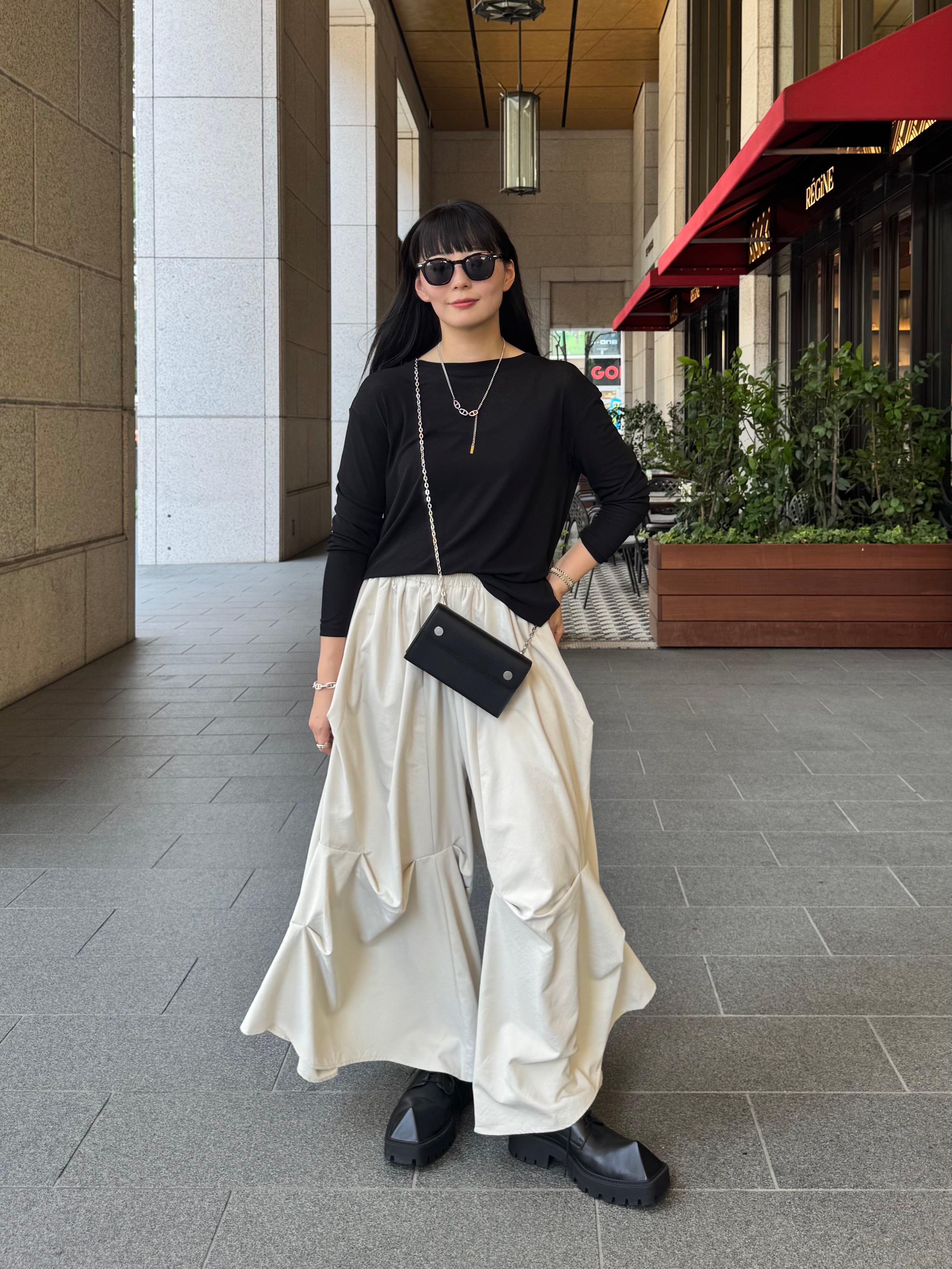 【ASYMM】INFINITE EASE TEE -black-