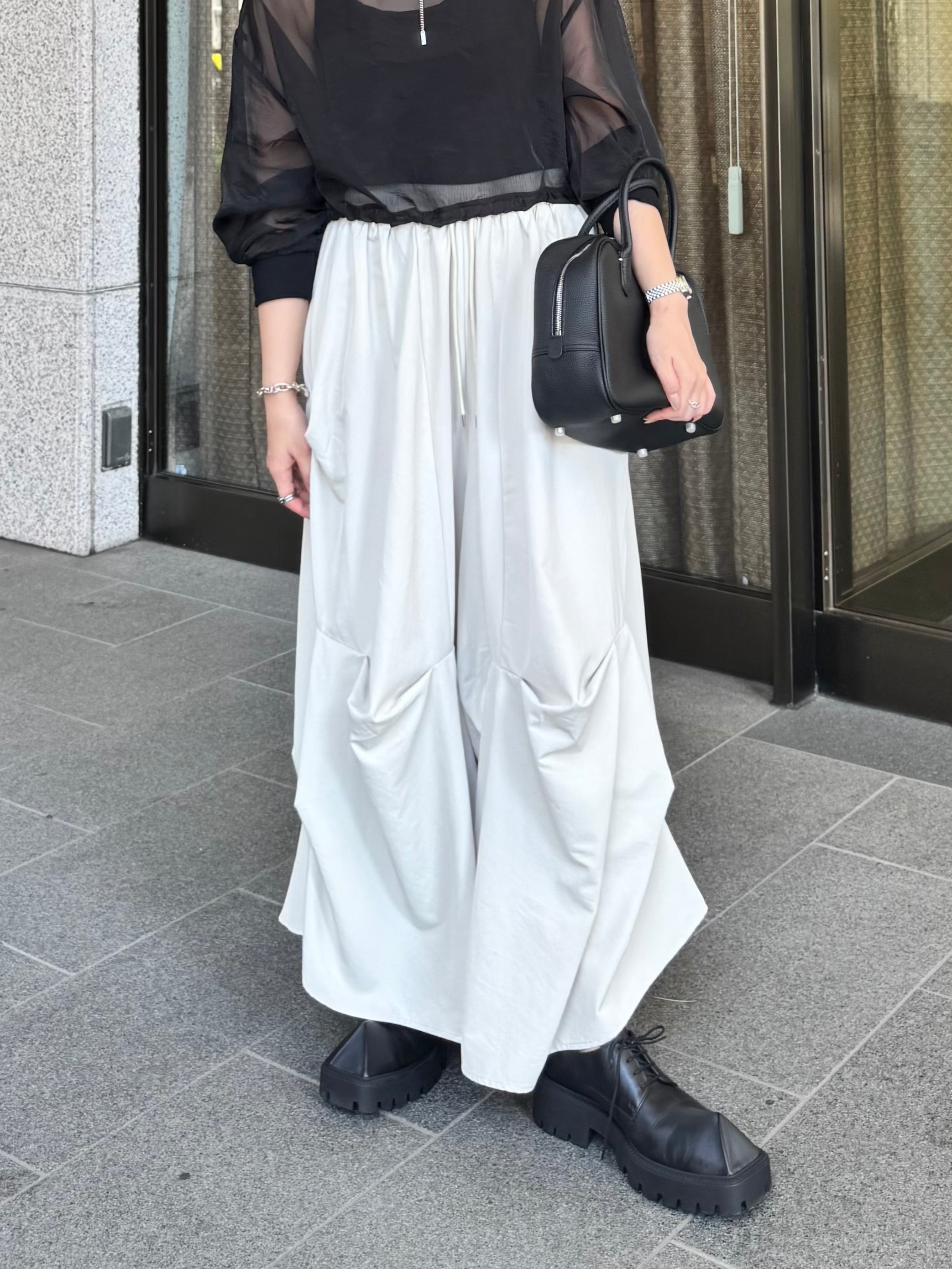 【ASYMM】PINTRIX PANTS -off white-