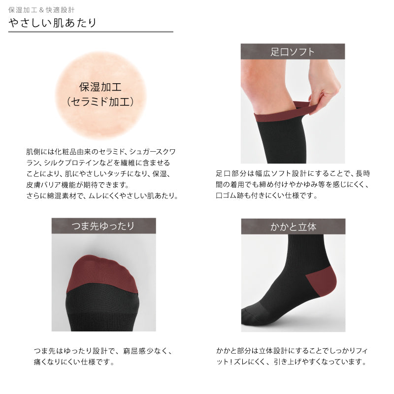 Befit(ﾋﾞｰﾌｨｯﾄ) 燃活ｻﾎﾟｰﾄ 美脚ｿｯｸｽ(2足組) ﾌﾞﾗｯｸM　※5/14~17より順次発送予定