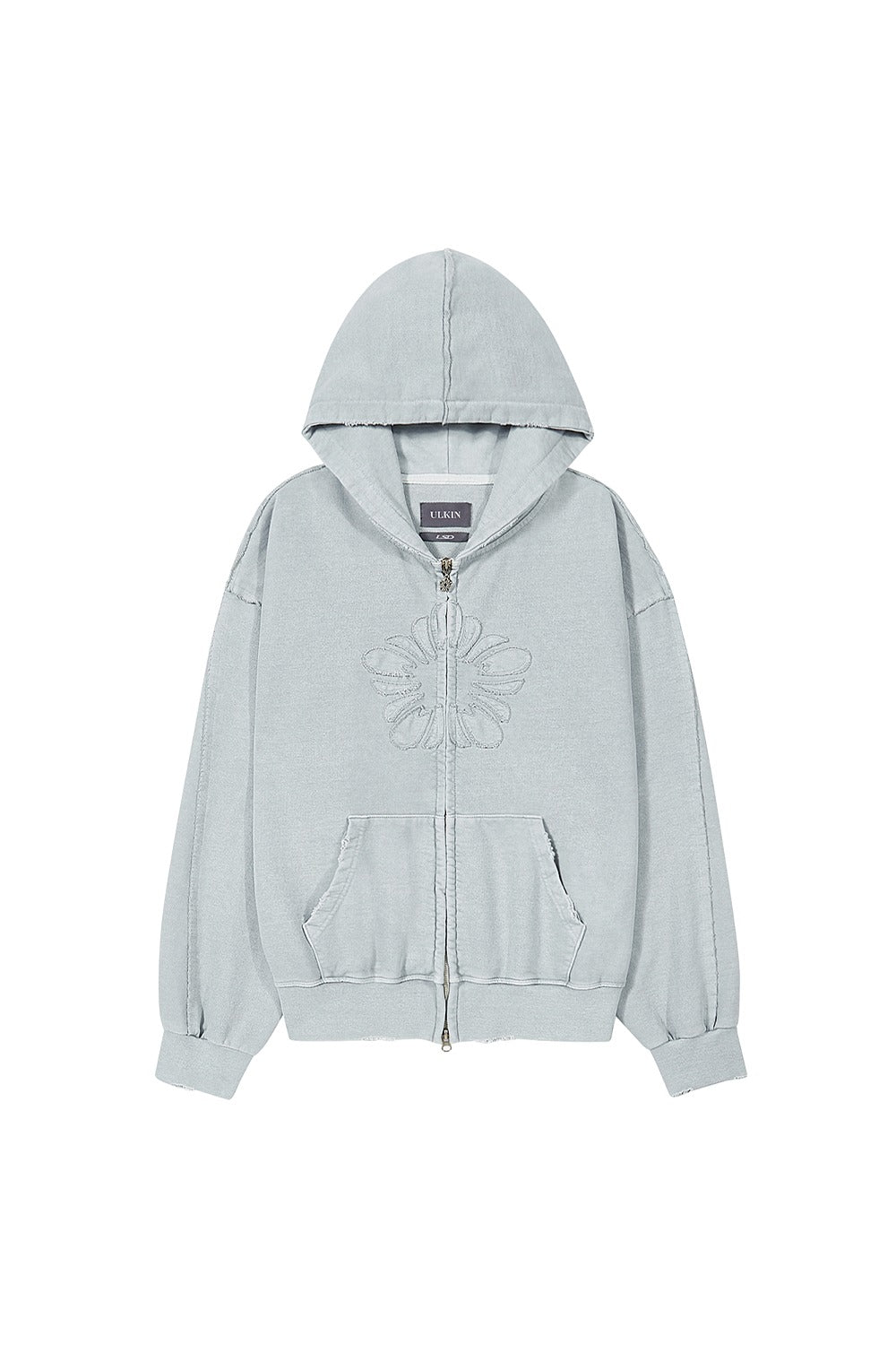 ※予約商品【ULKIN】MUGUNG Vintage Zip-up Hoodie_Baby Blue　※12月頃より順次配送予定