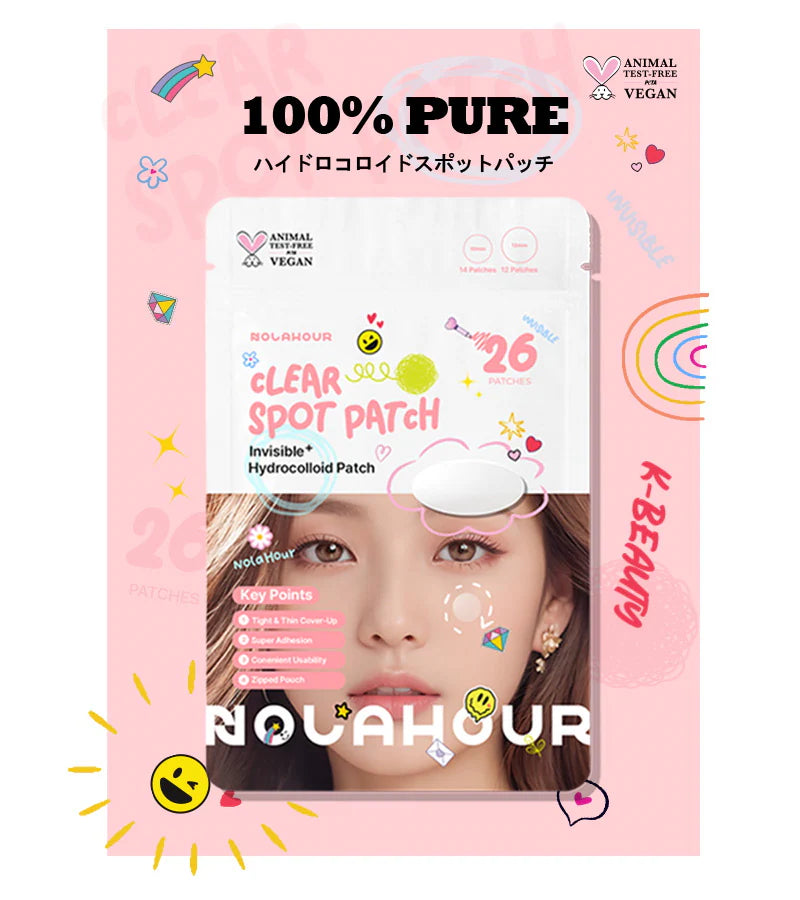 【NOLAHOUR】クリアスポットパッチ　※9/17-23より順次発送予定