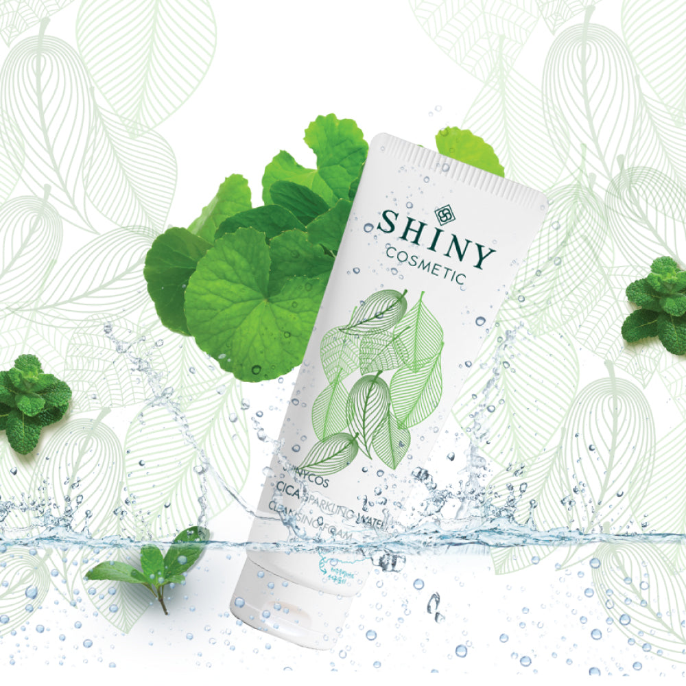 【SHINYCOS】CICA 炭酸水クレンジングフォーム -250ml-　※10/29-11/4頃より順次発送予定