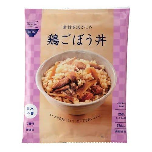 IZAMESHI 　素材を活かした鶏ごぼう丼　※7/30-8/5迄に順次発送予定