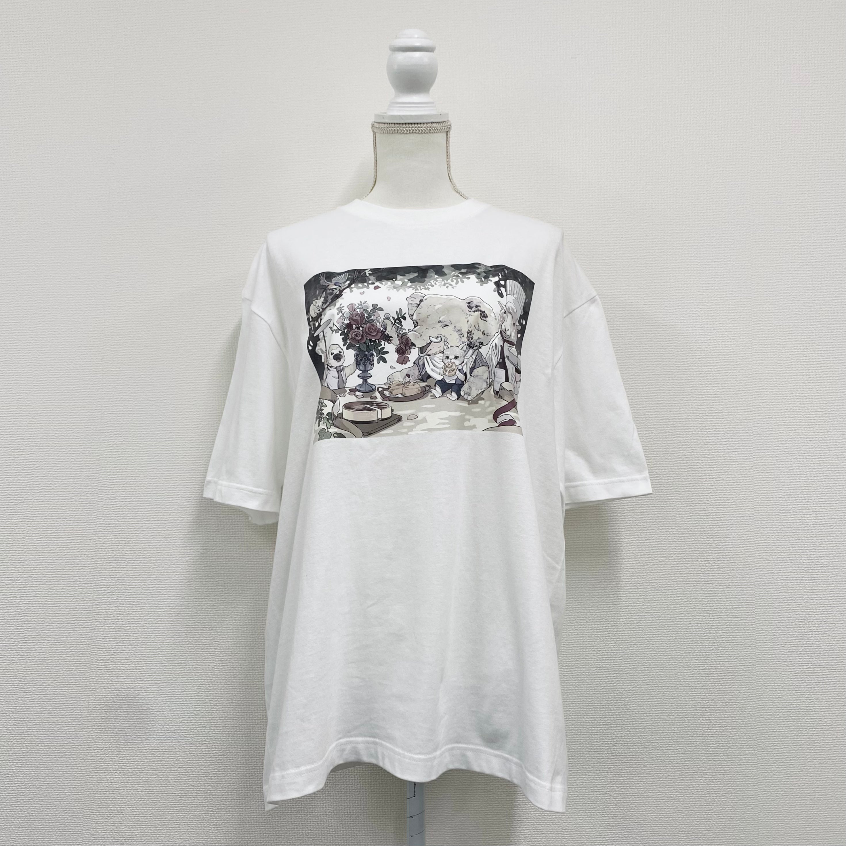 【O033】ZOUTONEKO オリジナルTシャツ　ホワイト　※事務所発送